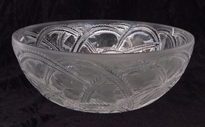 Lot 22A - A post war Lalique dish in the Pinsons pattern...