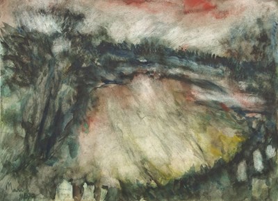 Lot 633 - Leslie Marr (British,1922-1921), Landscape at...