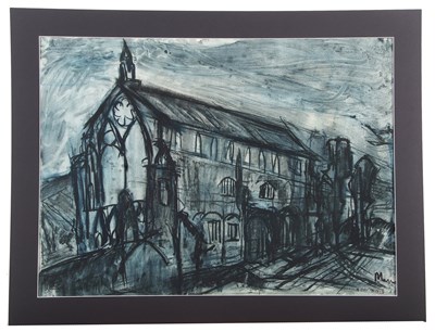 Lot 549 - Leslie Marr (British,1922-2021), Binham Priory,...
