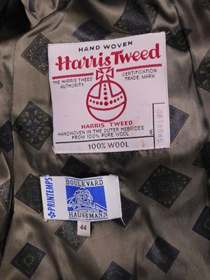 Lot 73 - A lady's Harris Tweed jacket, in orange, green...