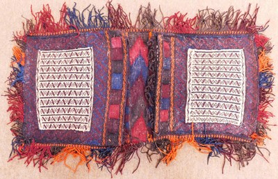 Lot 326 - A camel bag, possibly Afghan, approx. 38 x...