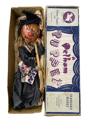 Lot 154 - A boxed Pelham SM Witch marionette puppet