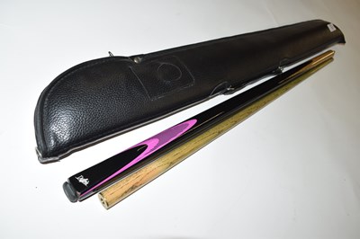 Lot 194 - Modern Dufferin two-piece cue with padded...