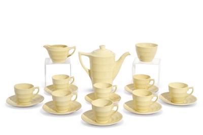 Lot 175 - Wedgwood art deco coffee set by Keith Murray