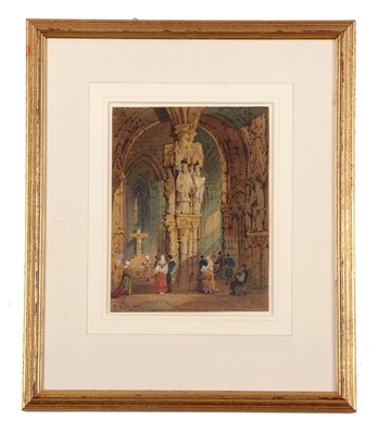 Lot 49 - Samuel Gillespie Prout (1822-1911), Cathedral...