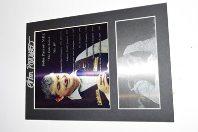 Lot 217 - John Parrott MBE The Entertainer, signed...