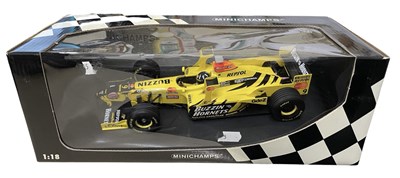 Lot 185 - A boxed Minichamps 1:18 scale model, Jordan...