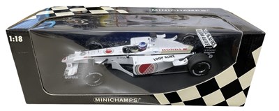 Lot 189 - A boxed Minichamps 1:18 scale model, BAR Honda...