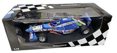 Lot 193 - A boxed Minichamps 1:18 scale model, Benetton...