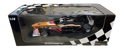 Lot 209 - A boxed Minichamps 1:18 scale model racing car,...