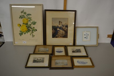 Lot 34 - Mixed Lot: Various coloured prints, engraving...