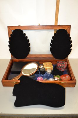 Lot 69 - Table top display case containing various...