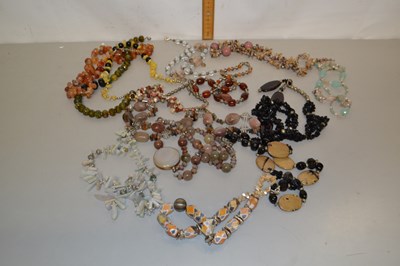 Lot 100 - A large bag of mainly costume jewellery,...