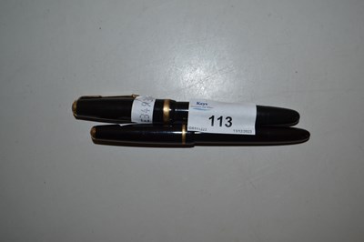 Lot 113 - Two vintage Parker pens