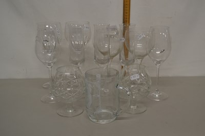 Lot 126 - Mixed Lot: Various drinking glasses