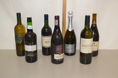 Lot 132 - Seven bottles of various assorted wine
