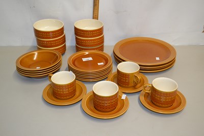 Lot 136 - Quantity of Hornsea Saffron table wares