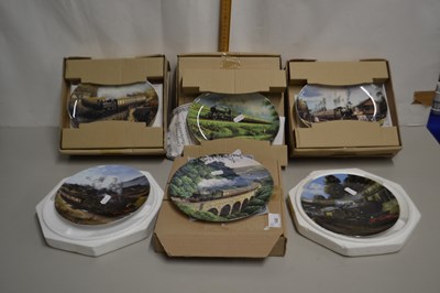 Lot 145 - Collection of modern plates, railway themes