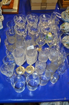 Lot 152 - Mixed Lot: Various assorted drinking glasses