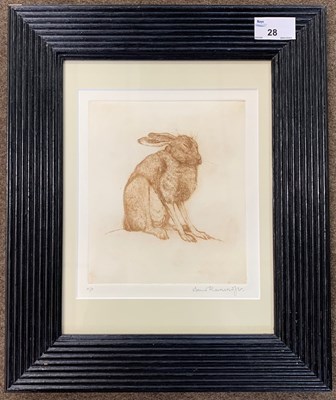 Lot 28 - Anna Ravenscroft (British, contemporary), Hare...