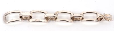 Lot 107 - A Danish silver plated bracelet by Jacob Hull,...