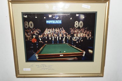 Lot 133 - Sidney Lee Pot Black signed photo.  Provenance:...