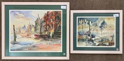 Lot 75 - Micheal A. Bussey (1920-2014), Views across...