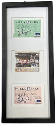 Lot 173 - A framed and glazed display containing 3...
