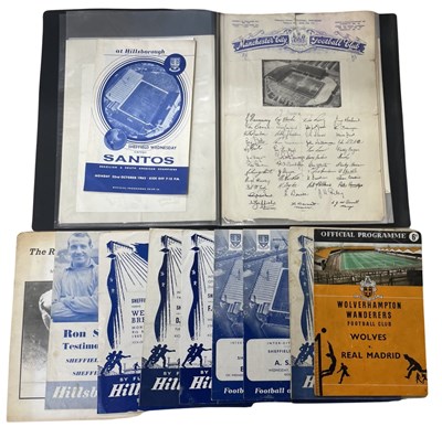 Lot 167 - A mixed lot of various 1950s/60s football...