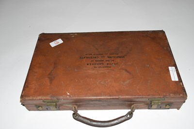 Lot 140 - Case containing Joyce Gardner's set of balls...