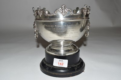 Lot 142 - London silver cup, 1932, awarded to Joyce...