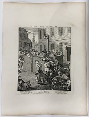 Lot 7 - After William Hogarth (1697-1764), The Four...