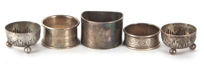 Lot 79 - Mixed Lot: A pair of German white metal...