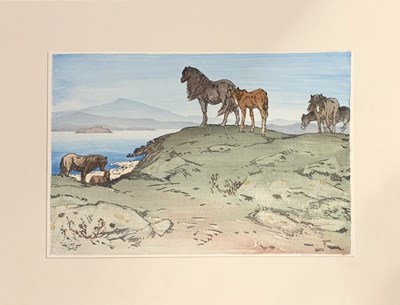 Lot 13 - Noel Dennes (British, 20th century), 'Marshes...