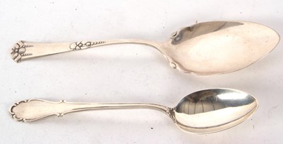 Lot 70 - A Christian F Heise Denmark serving spoon,...