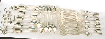 Lot 72 - A quantity of Georgian and Victorian silver...