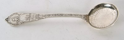 Lot 110 - A commemorative Norwegian spoon circa 1925,...