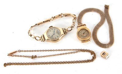 Lot 272 - Two ladies wristwatches, one Reglia yellow...