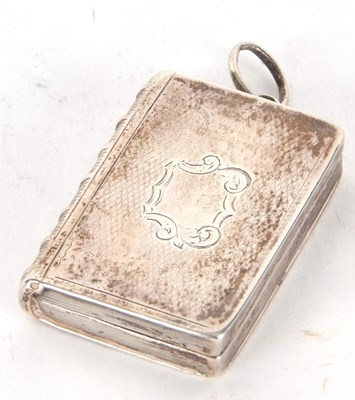 Lot 129 - A Victorian silver vinaigarette, circa 1836 in...