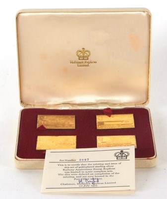 Lot 142 - A cased set of four silver gilt Passenger...