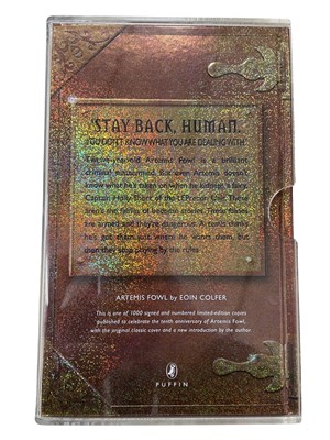 Lot 25 - EOIN COLFER: 2 titles, signed by the author:...