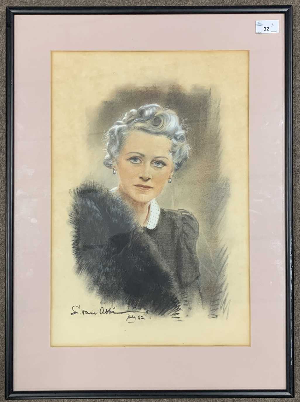 Lot 32 - Solomon Van Abbe (Dutch,1883-1955), Portrait...