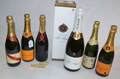 Lot 206 - A magnum of Pol Roger Reserve champagne in...