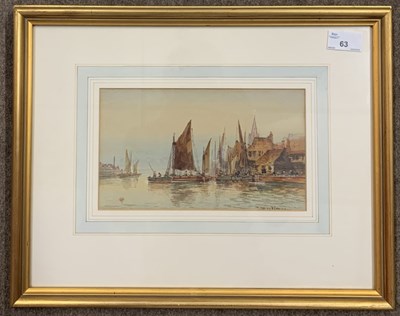 Lot 63 - Thomas Mortimer (act.1880-1920), "The River...