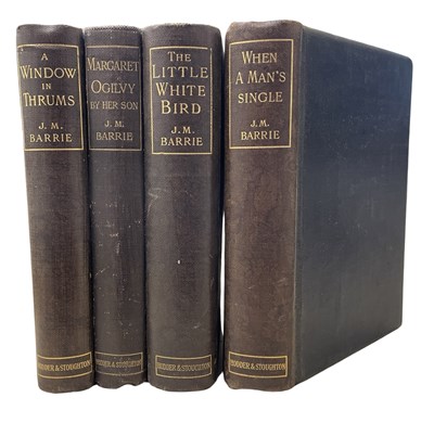 Lot 86 - J M BARRIE: 4 titles: A WINDOW IN THRUM;...