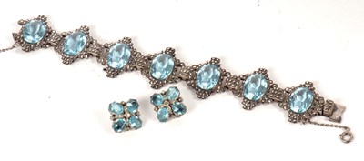 Lot 108 - An early/mid 20th century blue paste and...