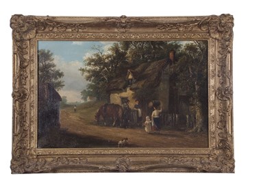 Lot 549 - Thomas Smythe (1825-1906), Figures conversing...