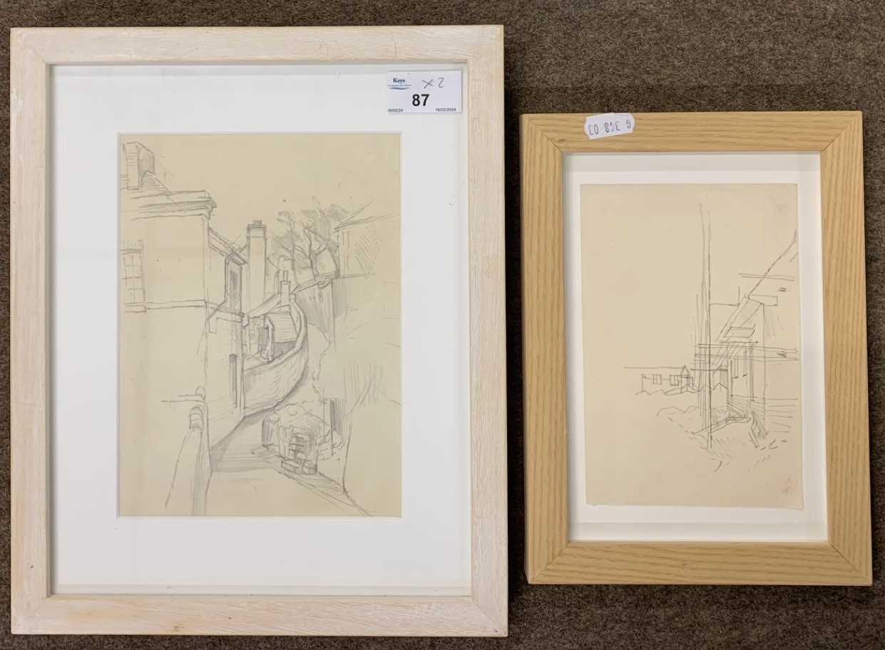Lot 87 - John Aldridge RA (1905-1983), "A Winding Road"...