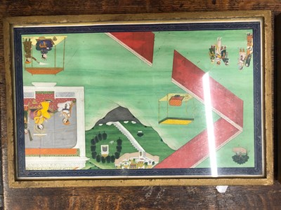 Lot 106 - Indian / Persian School, four gouache on laid...