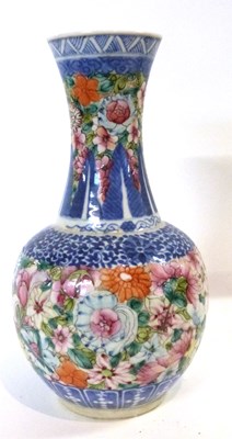 Lot 264 - A Chinese porcelain vase of baluster shape,...